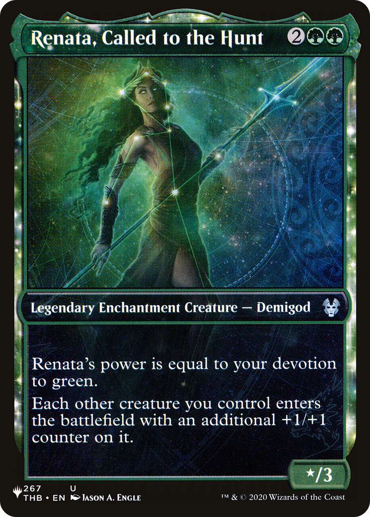Renata, Called to the Hunt (Showcase) [LIST 267/254] : (enchantment, Showcase)