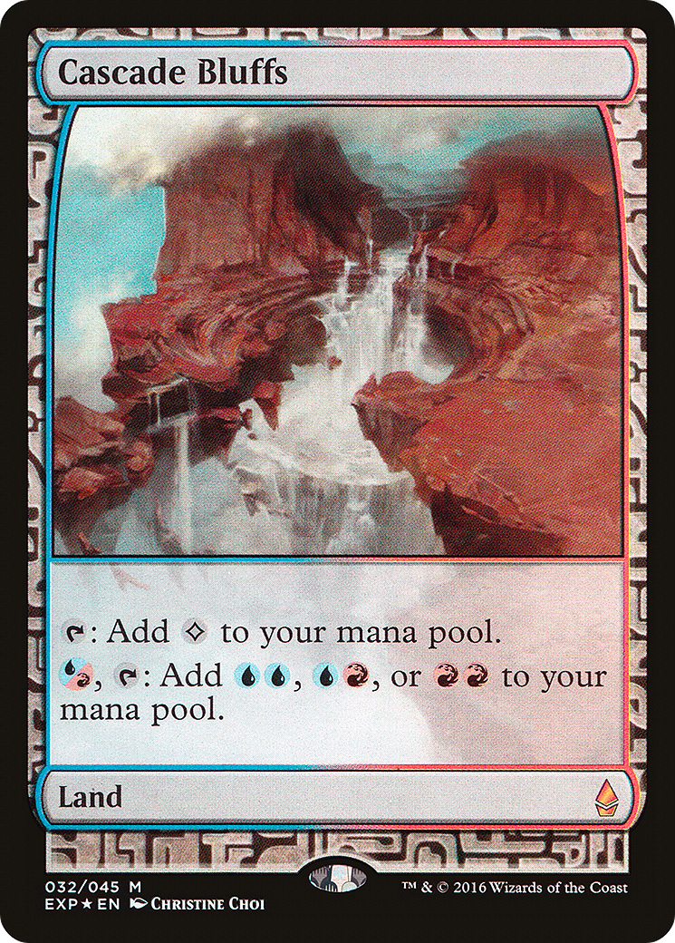 {R} Cascade Bluffs [Zendikar Expeditions][EXP 032]