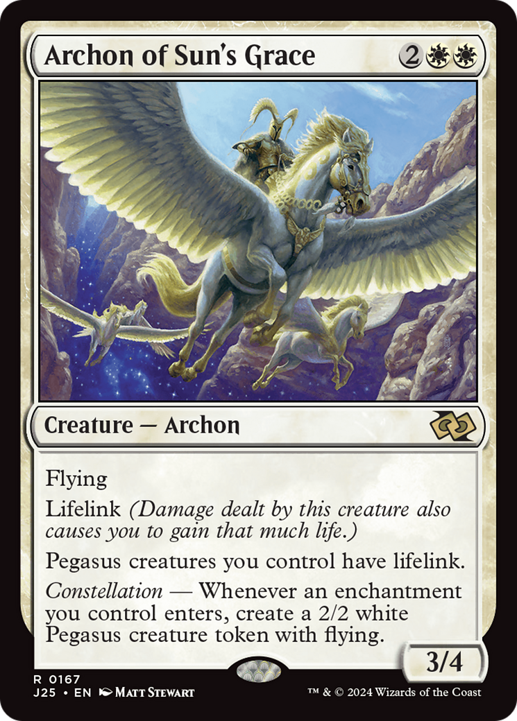 {R} Archon of Sun's Grace [Foundations Jumpstart][J25 167]