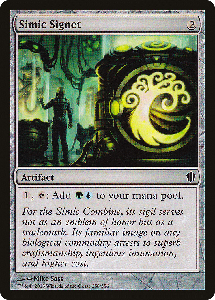 {C} Simic Signet [Commander 2013][C13 258]