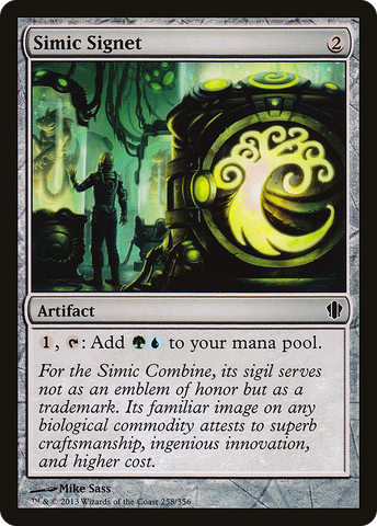 {C} Simic Signet [Commander 2013][C13 258]