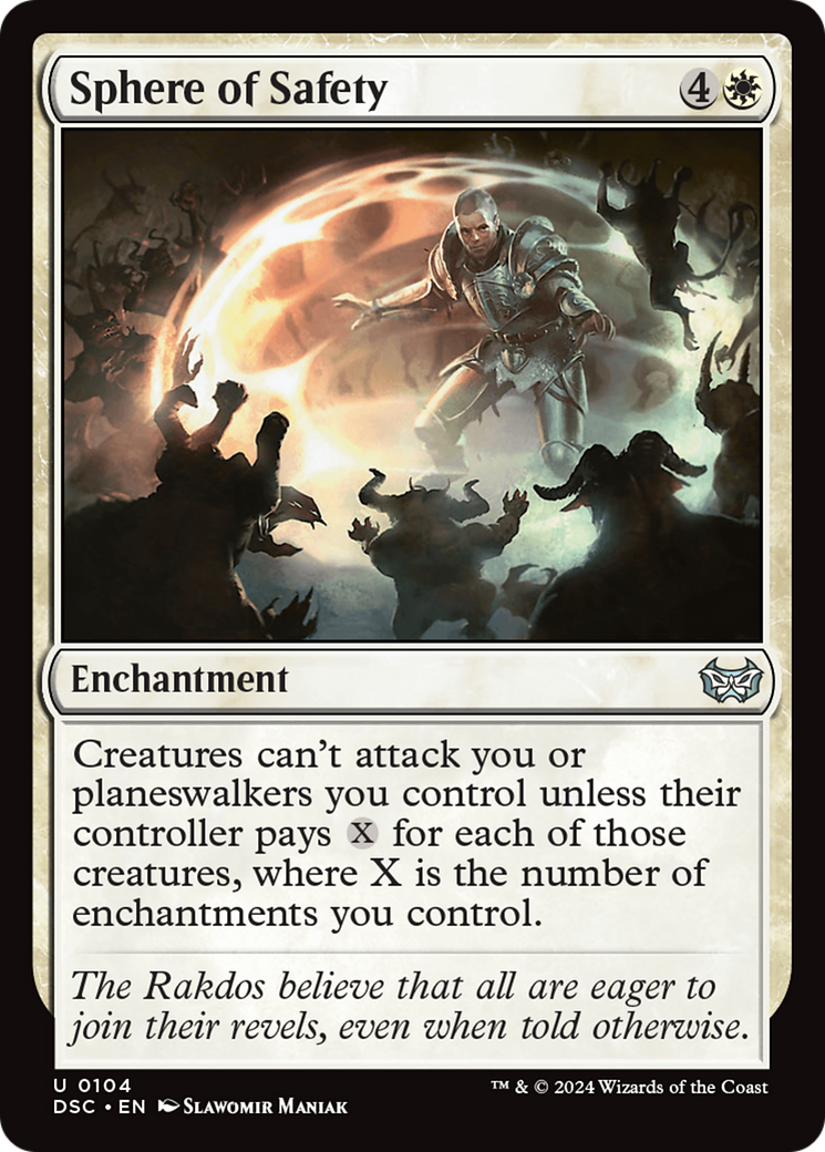 {C} Sphere of Safety [Duskmourn: House of Horror Commander][DSC 104]