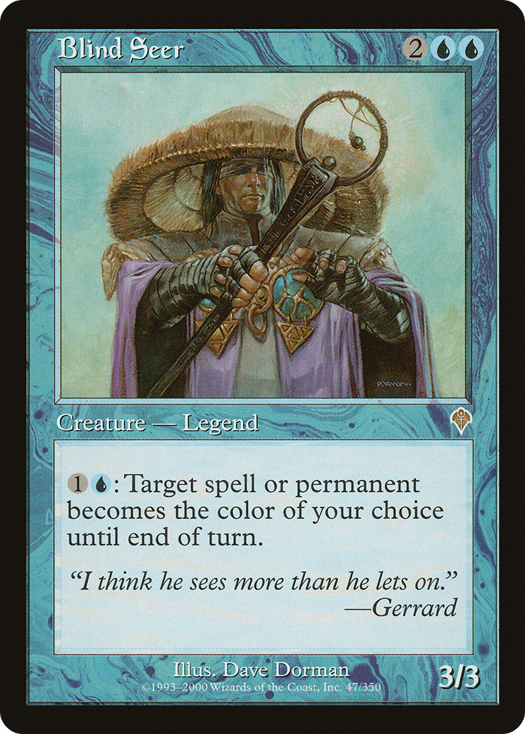 {R} Blind Seer [Invasion][INV 047] - Misty Mountain Games