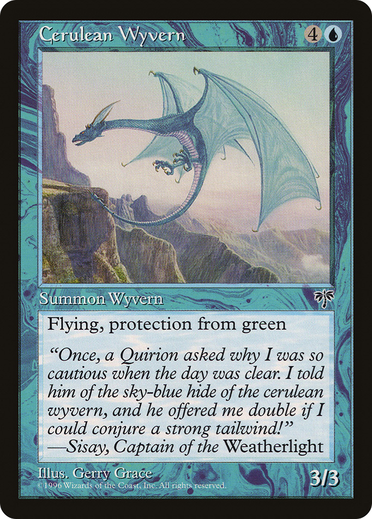 {C} Cerulean Wyvern [Mirage][MIR 057]
