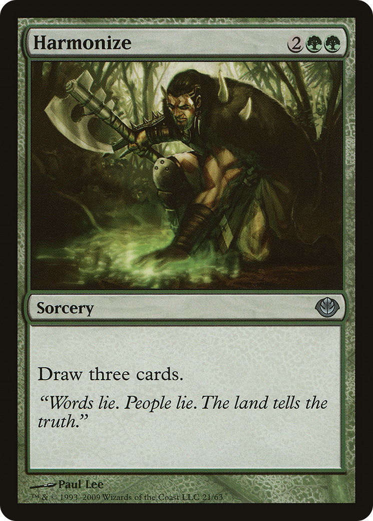 {C} Harmonize [Duel Decks: Garruk vs. Liliana][DDD 021]