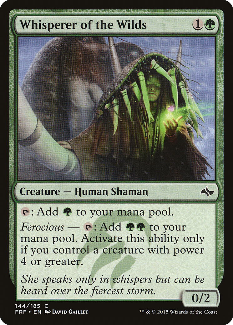 {C} Whisperer of the Wilds [Fate Reforged][FRF 144]