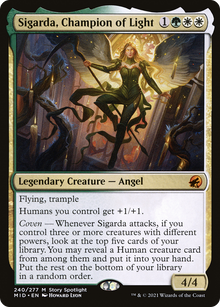 {R} Sigarda, Champion of Light [Innistrad: Midnight Hunt][MID 240]