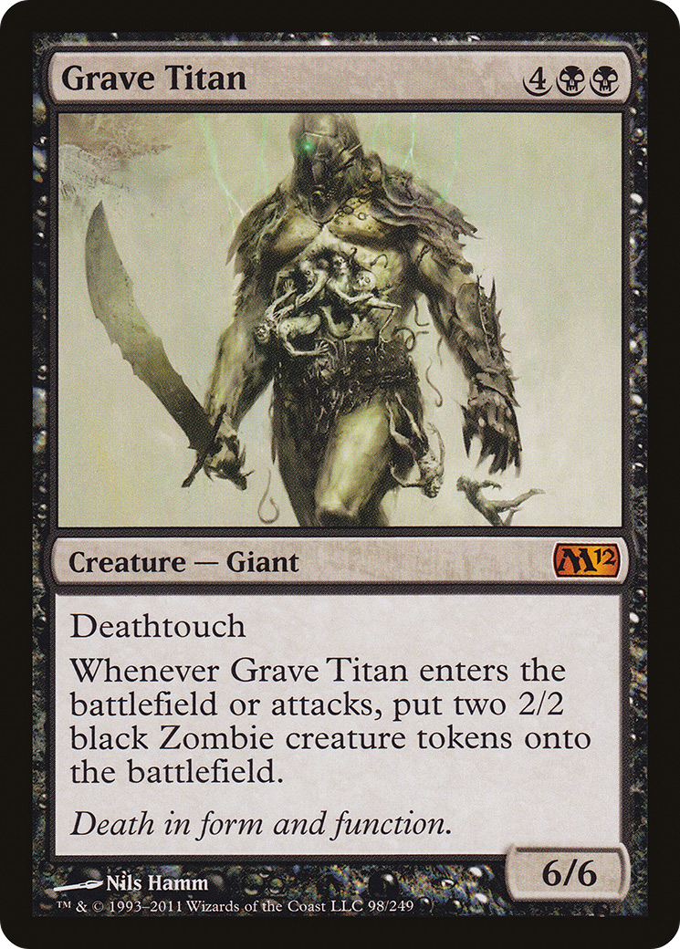 {R} Grave Titan [Magic 2012][M12 098]