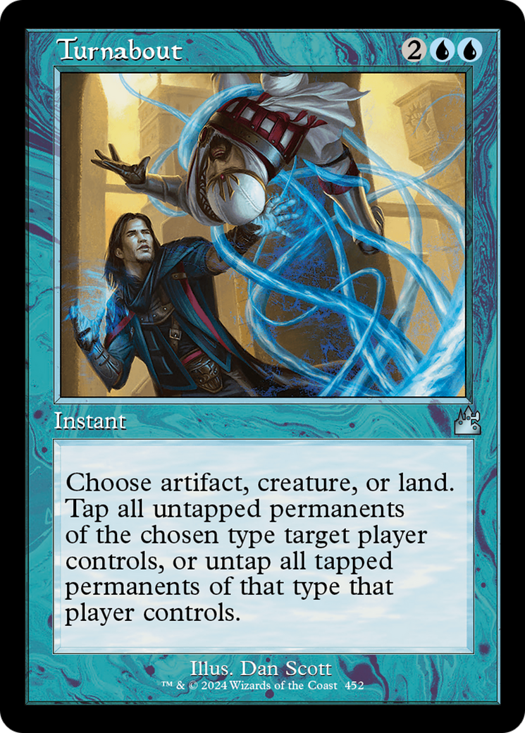 {C} Turnabout (Retro Frame) [Ravnica Remastered][RVR 452]