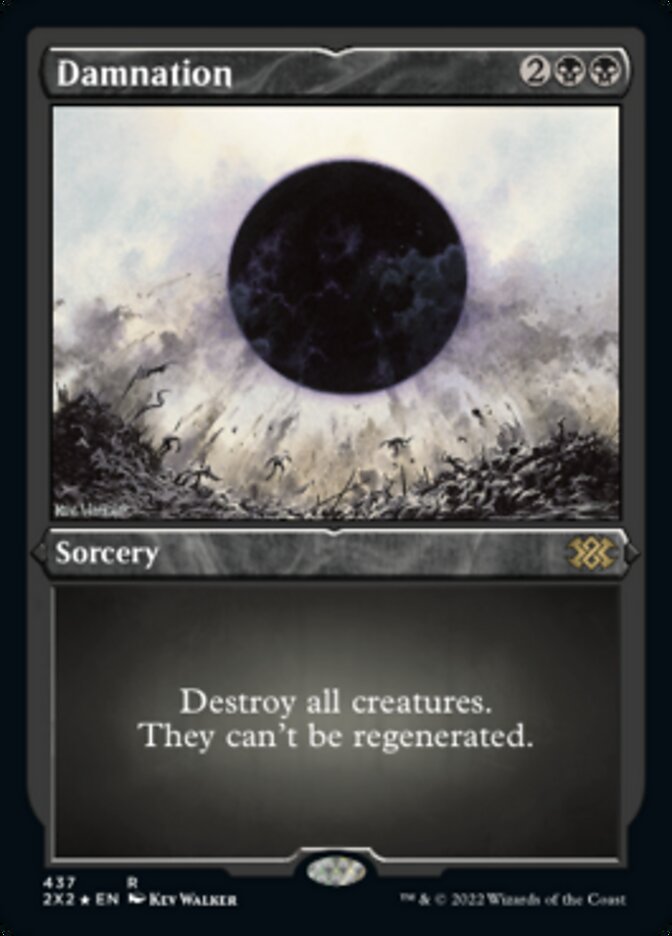{R} Damnation (Foil Etched) [Double Masters 2022][2X2 437]