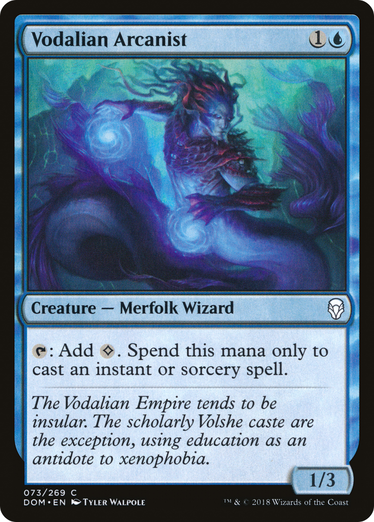 {C} Vodalian Arcanist [Dominaria][DOM 073]