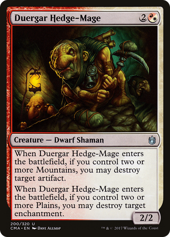 {C} Duergar Hedge-Mage [Commander Anthology][CMA 200]
