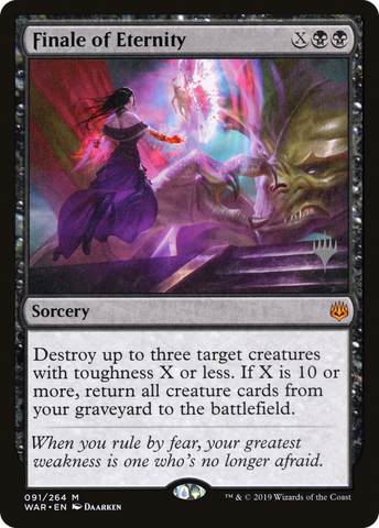 {R} Finale of Eternity (Promo Pack) [War of the Spark Promos][PP WAR 091]