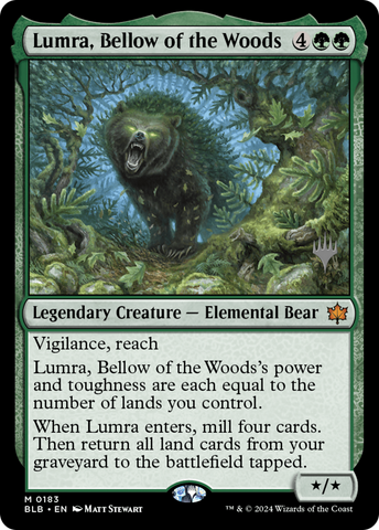 {@R} Lumra, Bellow of the Woods (Promo Pack) [Bloomburrow Promos][PP BLB 183]