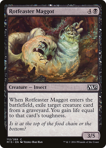 {C} Rotfeaster Maggot [Magic 2015][M15 112]