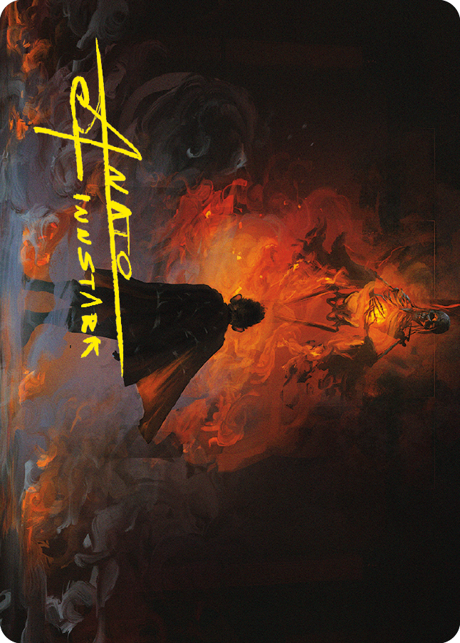 {A} Pippin, Guard of the Citadel Art Card (Gold-Stamped Signature) [The Lord of the Rings: Tales of Middle-earth Art Series][GS ALTR 051]