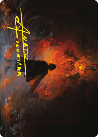 {A} Pippin, Guard of the Citadel Art Card (Gold-Stamped Signature) [The Lord of the Rings: Tales of Middle-earth Art Series][GS ALTR 051]