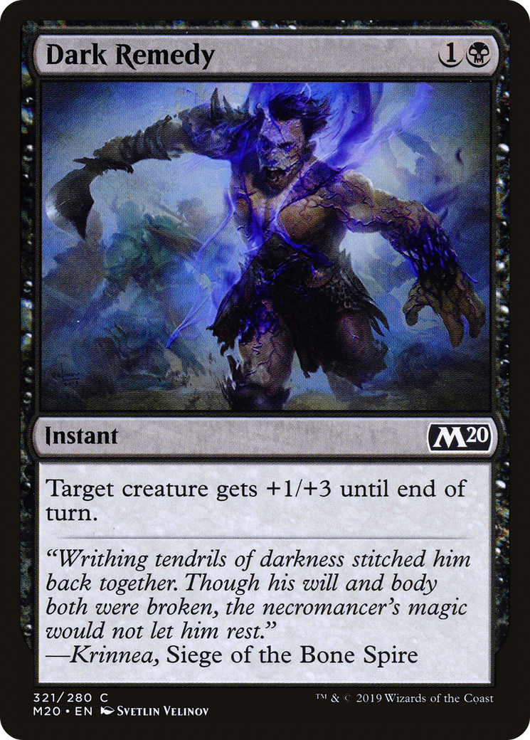 {C} Dark Remedy [Core Set 2020][M20 321]