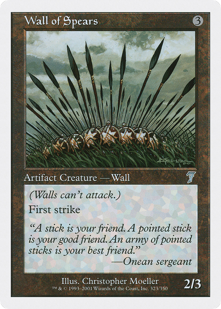 {C} Wall of Spears [Seventh Edition][7ED 323]