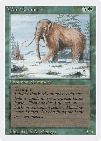 {C} War Mammoth [Revised Edition][3ED 228]