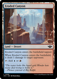 {@C} Eroded Canyon [Outlaws of Thunder Junction][OTJ 256]