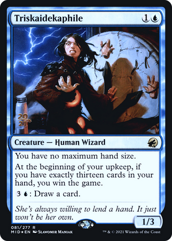 {R} Triskaidekaphile [Innistrad: Midnight Hunt Prerelease Promos][PR MID 081]