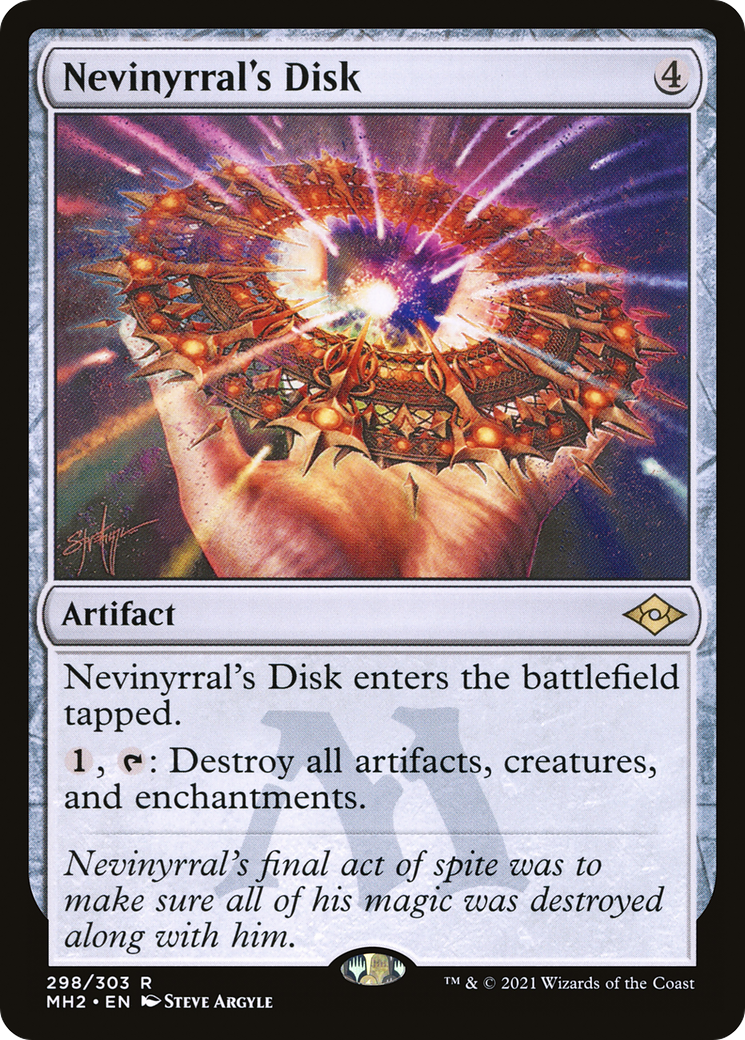 {R} Nevinyrral's Disk [Modern Horizons 2][MH2 298]