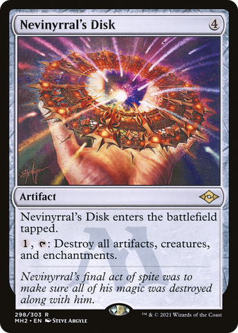 {R} Nevinyrral's Disk [Modern Horizons 2][MH2 298]