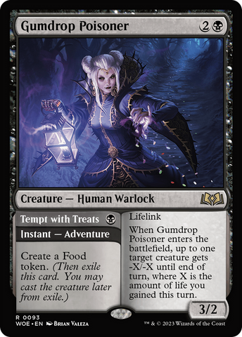 {@R} Gumdrop Poisoner // Tempt with Treats [Wilds of Eldraine][WOE 093]