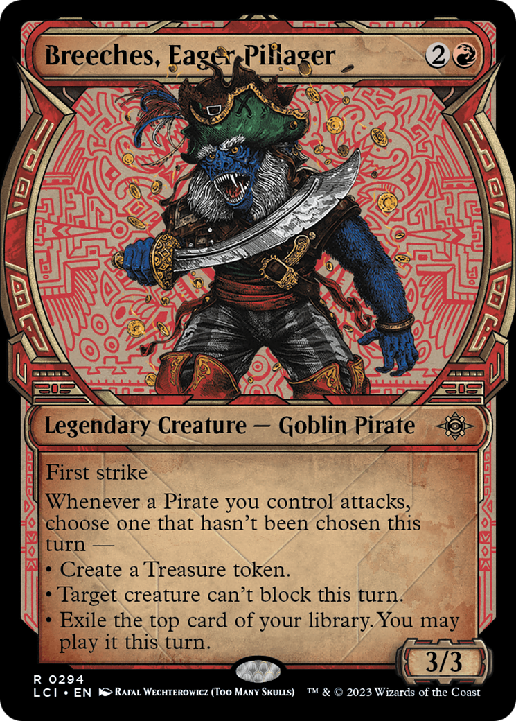 {@R} Breeches, Eager Pillager (Showcase) [The Lost Caverns of Ixalan][LCI 294]
