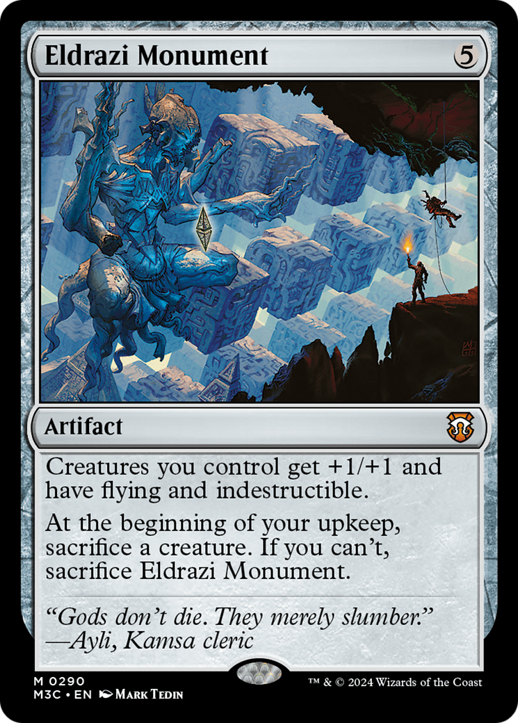 {R} Eldrazi Monument (Ripple Foil) [Modern Horizons 3 Commander][RPF M3C 290]