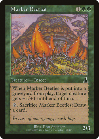 {C} Marker Beetles [Urza's Destiny][UDS 112]