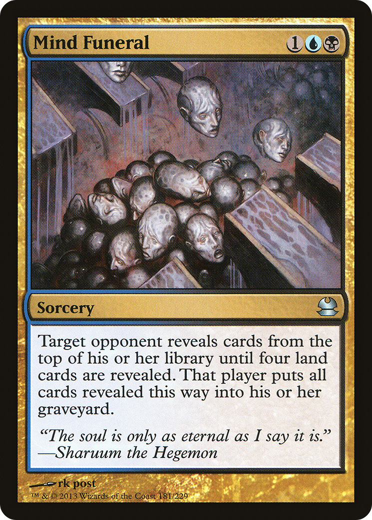 {C} Mind Funeral [Modern Masters][MMA 181]