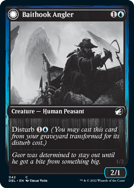 {C} Baithook Angler // Hook-Haunt Drifter [Innistrad: Double Feature][DBL 042]