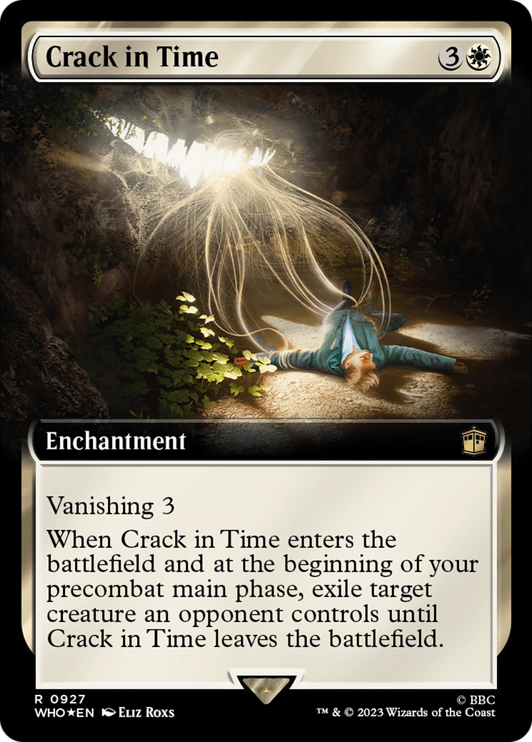 {R} Crack in Time (Extended Art) (Surge Foil) [Doctor Who][WHO 927]