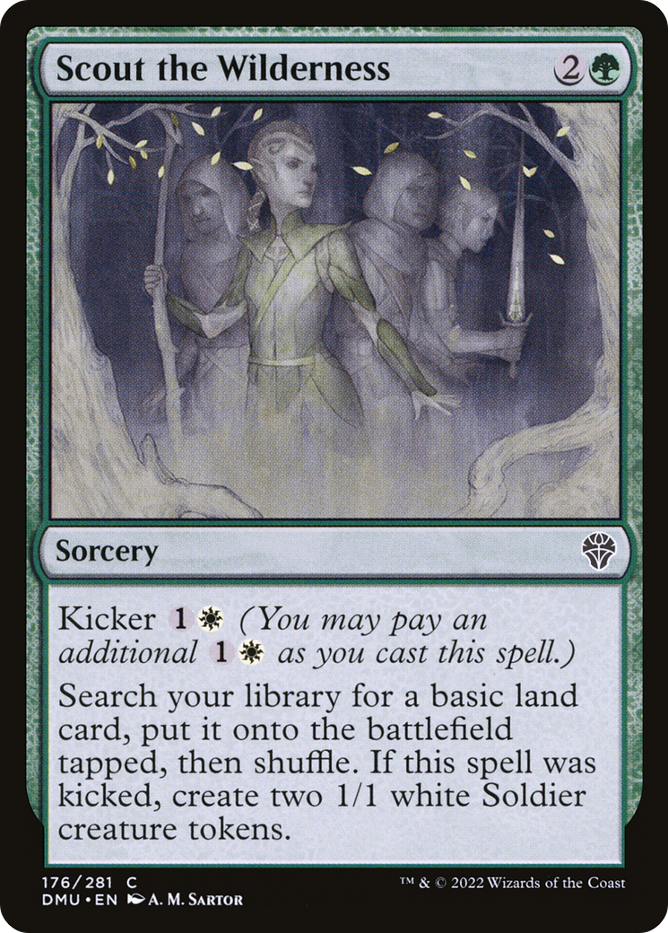 {C} Scout the Wilderness [Dominaria United][DMU 176]