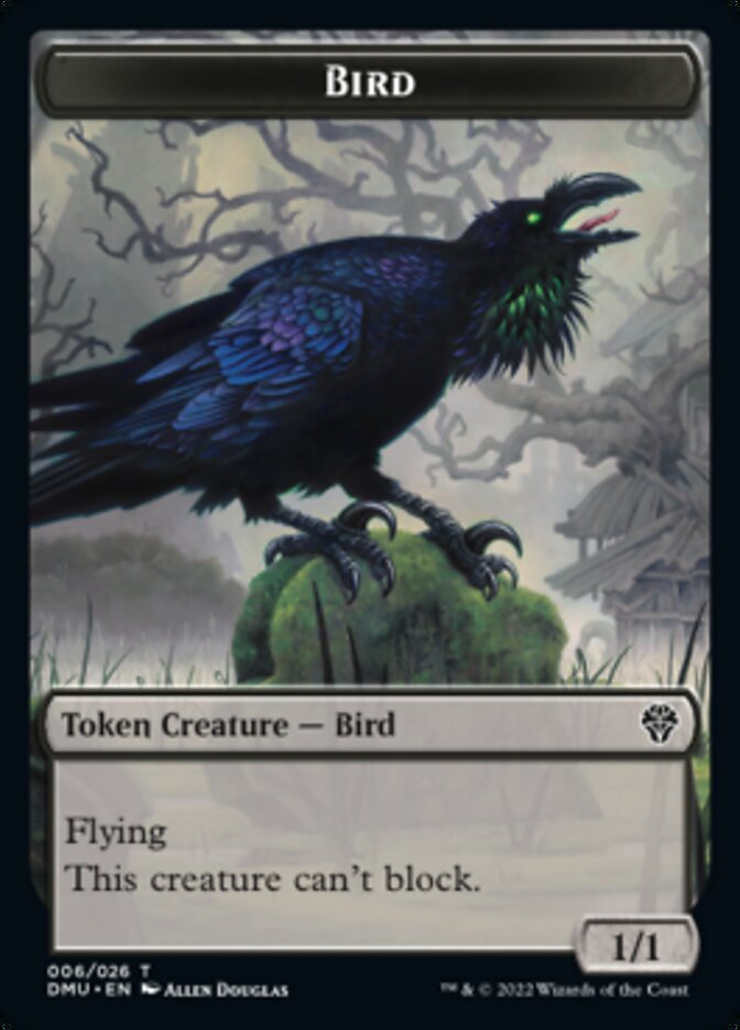 {T} Soldier // Bird (006) Double-sided Token [Dominaria United Tokens][TDMU 004]