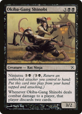 {C} Okiba-Gang Shinobi [Betrayers of Kamigawa][BOK 076]