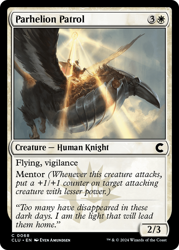 {C} Parhelion Patrol [Ravnica: Clue Edition][CLU 068]