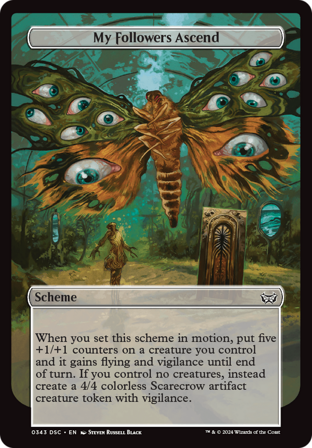 {C} My Followers Ascend (Full Art) [Duskmourn: House of Horror Commander][DSC 343]