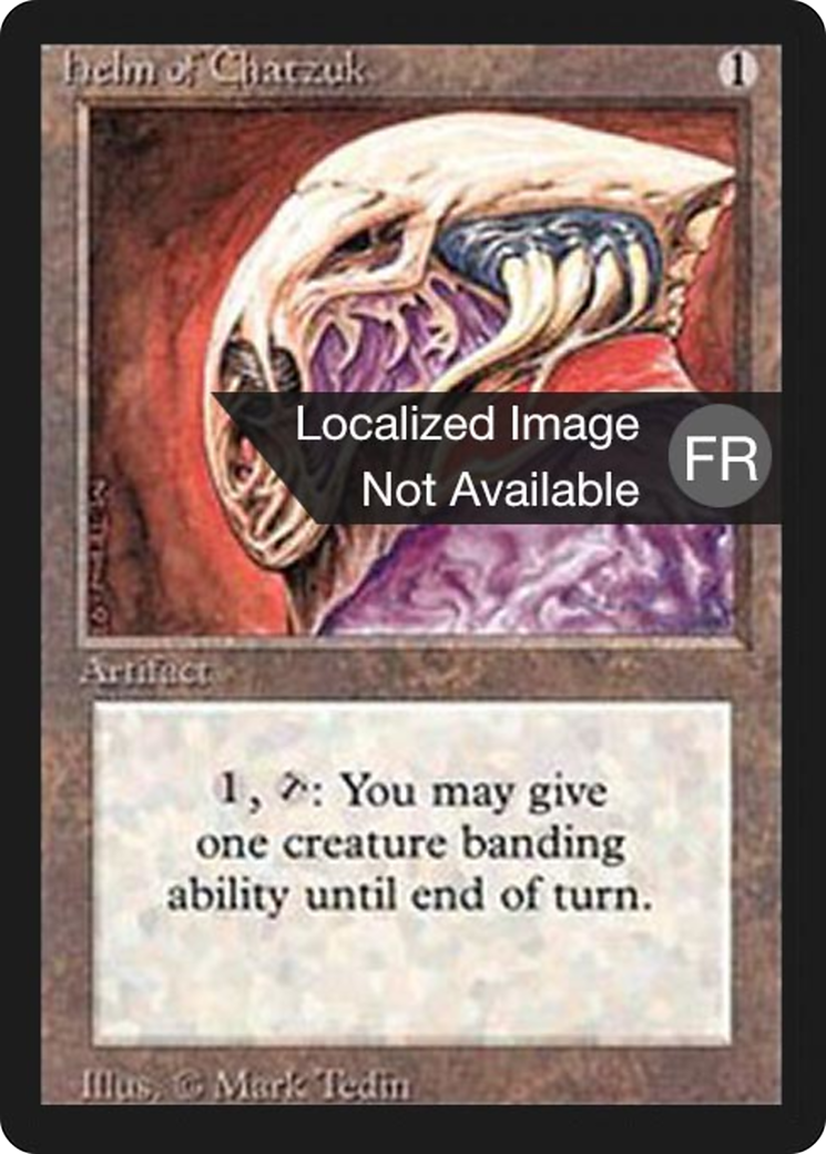 {F} Helm of Chatzuk [Foreign Black Border][FBB 3ED 250]