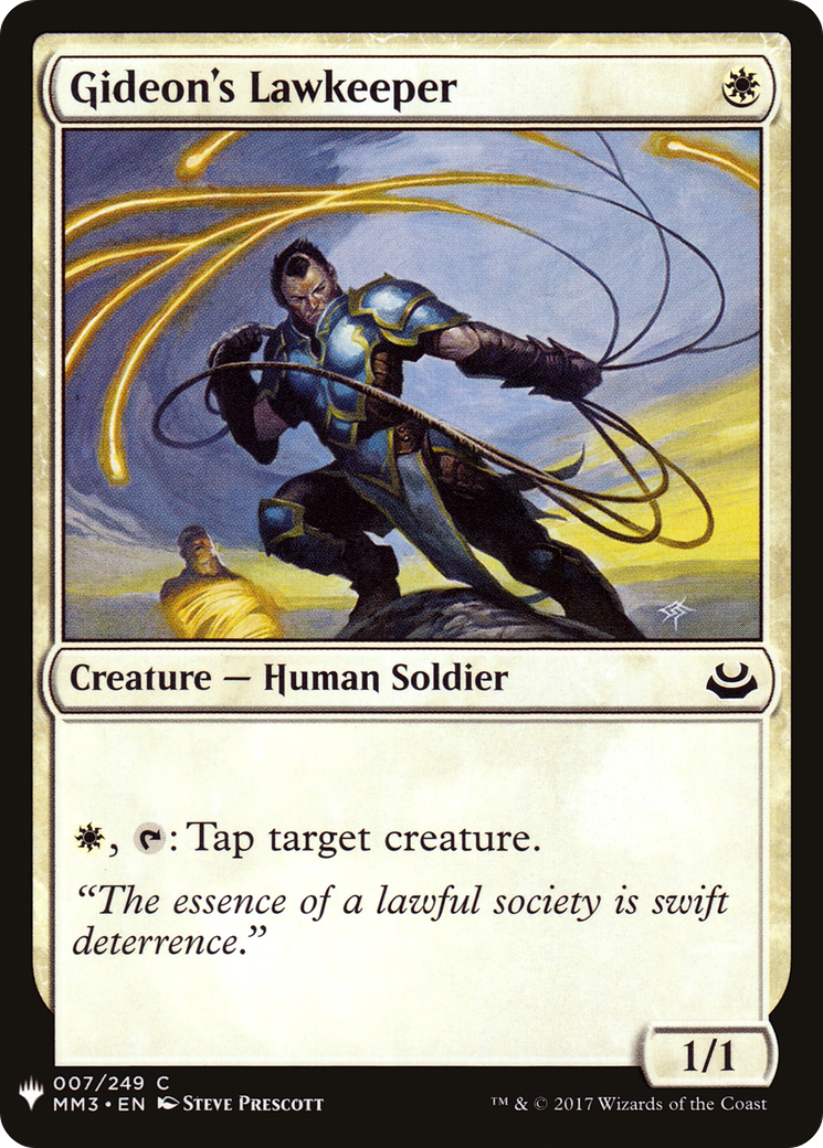 {C} Gideon's Lawkeeper [Mystery Booster][LS MM3 007]