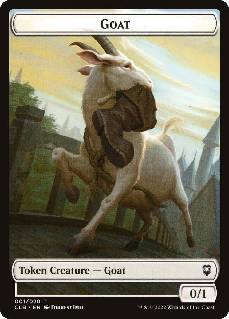 {T} Goat Token [Commander Legends: Battle for Baldur's Gate Tokens][TCLB 001]