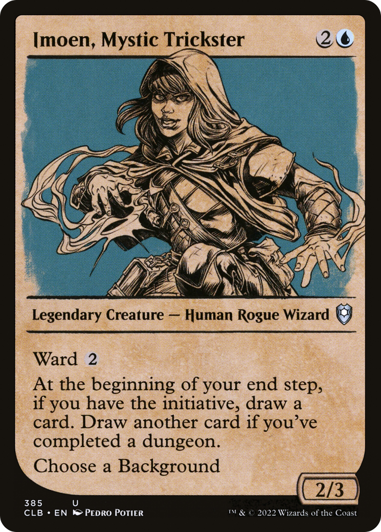 {C} Imoen, Mystic Trickster (Showcase) [Commander Legends: Battle for Baldur's Gate][CLB 385]
