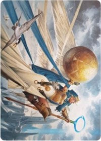 {A} Linvala, Shield of Sea Gate Art Card [Zendikar Rising Art Series][AZNR 077]