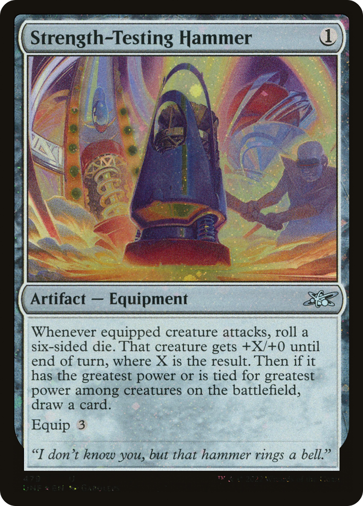 {C} Strength-Testing Hammer (Galaxy Foil) [Unfinity][UNF 479]