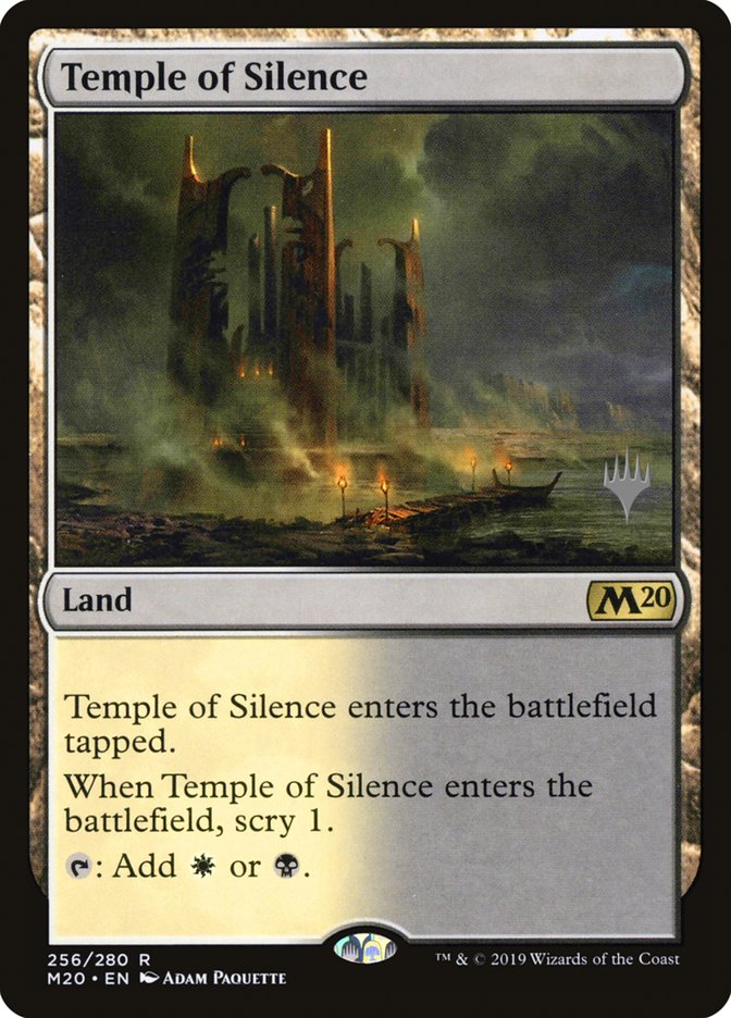 {R} Temple of Silence (Promo Pack) [Core Set 2020 Promos][PP M20 256]