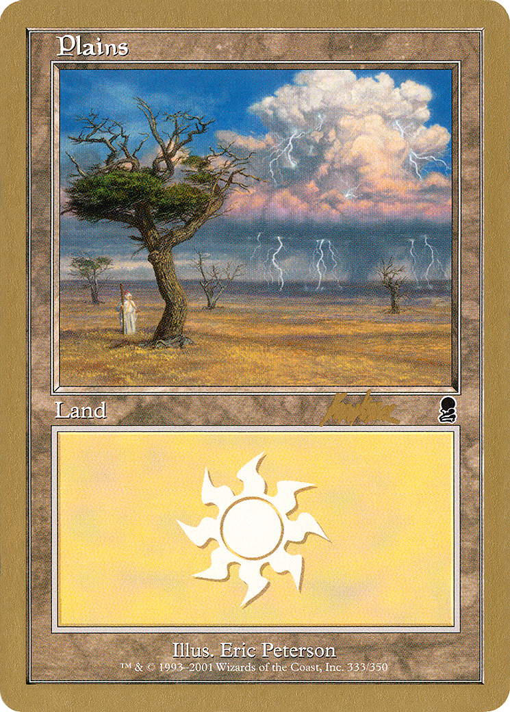 {B}[GB WC02 BK333] Plains (bk333) (Brian Kibler) [World Championship Decks 2002]