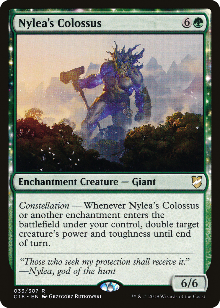 {R} Nylea's Colossus [Commander 2018][C18 033] - Misty Mountain Games