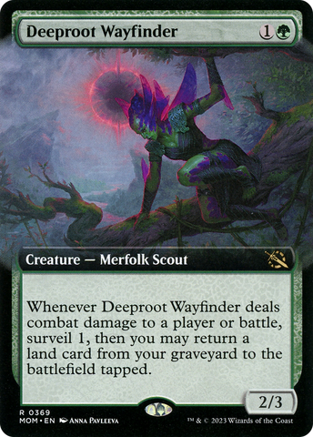 {R} Deeproot Wayfinder (Extended Art) [March of the Machine][MOM 369]
